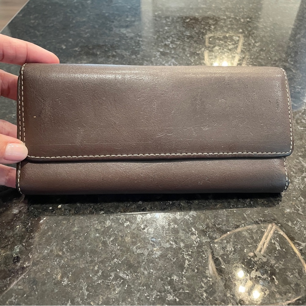 Jack Georges Brown Leather Wallet
